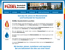 Tablet Screenshot of kuesel.de